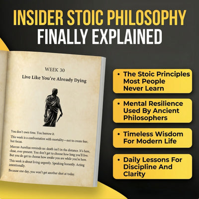 Stoicism: 365 Daily Lessons for Motivation, Mental Strength and Emotional Clarity Book