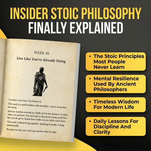Stoicism: 365 Daily Lessons for Motivation, Mental Strength and Emotional Clarity Book
