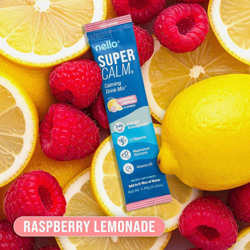 Nello Supercalm Powdered Drink Mix - Raspberry Lemonade